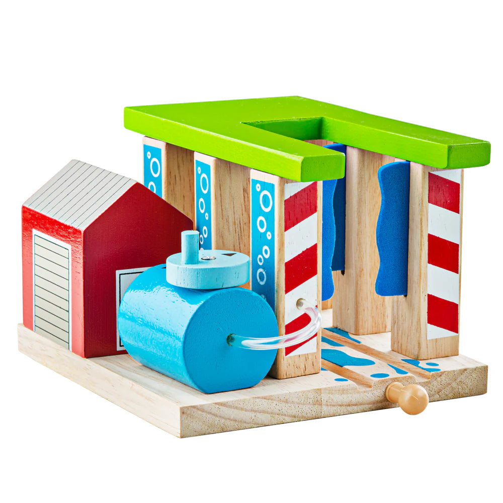 Stapelstein Toy Wooden Building Blocks Set for Toddlers' Early DevelopmentBigjigs train washer