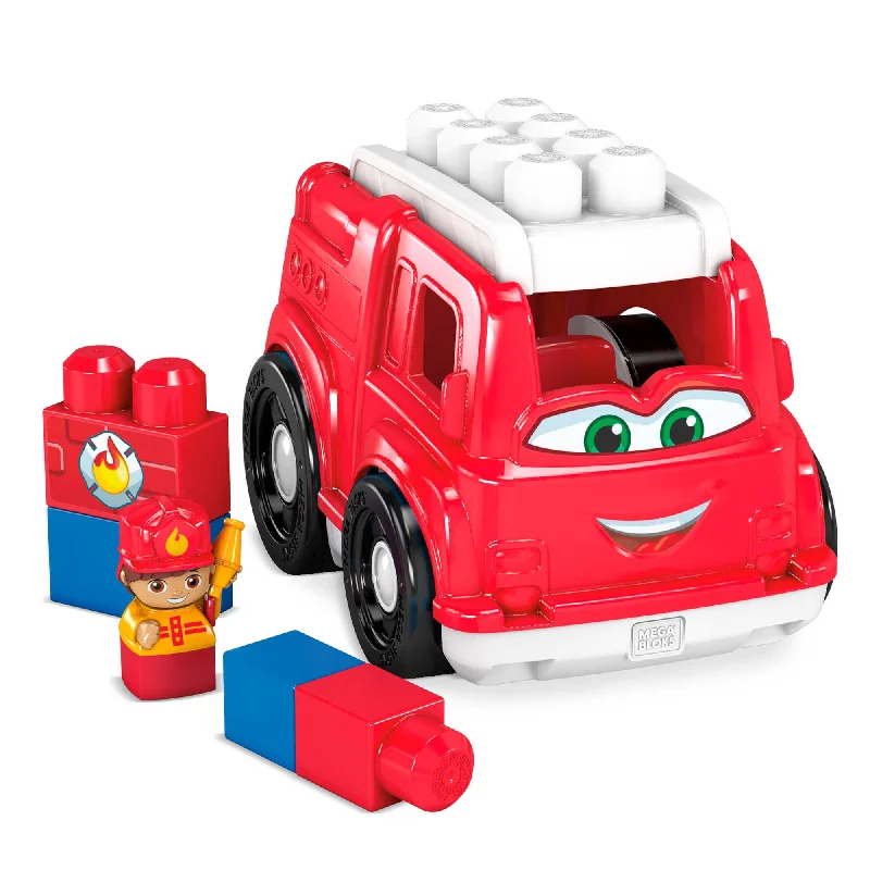 High - Quality Solid Wooden Building Blocks with Magnetic Inserts for Added StabilityMEGA BLOKS Freddy Fire Truck Fisher-Price Toy Blocks With 1 Figure (6 Pieces) For Toddler