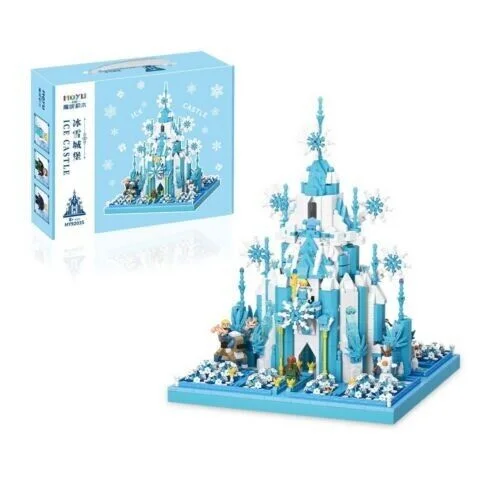 Natural Wood Building Blocks with a Space - Exploration Play Set ThemeMoyu Building Toy Princess Frozen Ice Castle Building Model Building Block Kit 3386 PCS