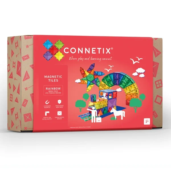 Magnetic Musical Instrument Toys for Young Musicians with Tunable MagnetsConnetix Tiles 212 Piece Mega Pack