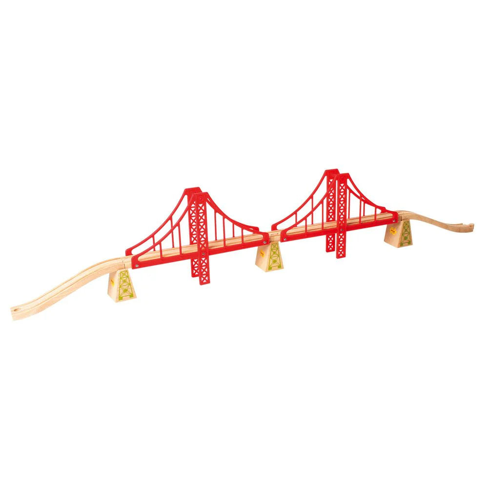 Environmentally - Friendly Stapelstein Toy Recycled Plastic TrucksBigjigs double suspension bridge