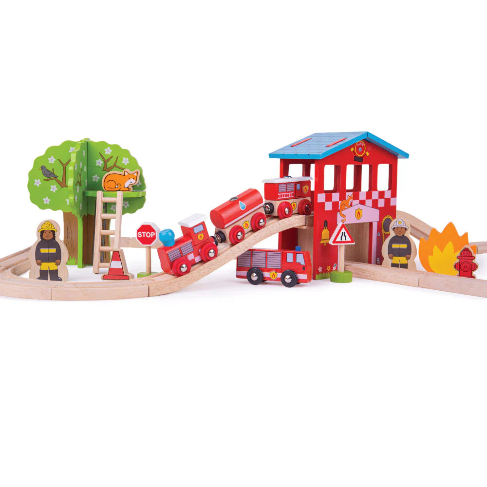 Stapelstein Toy Outdoor Play Tents for Summer Backyard FunBigjigs fire station train set