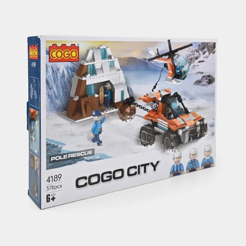 Hand - Made Wooden Building Blocks with a Transportation - Themed CollectionPlay & Learn City Building Blocks Set | 378PCs