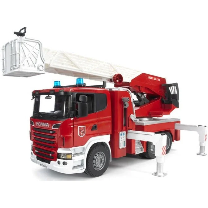 Battery - Operated Ride - On Tractor for Toddlers with Farmer - Themed AccessoriesBruder Scania R-Series Fire Engine