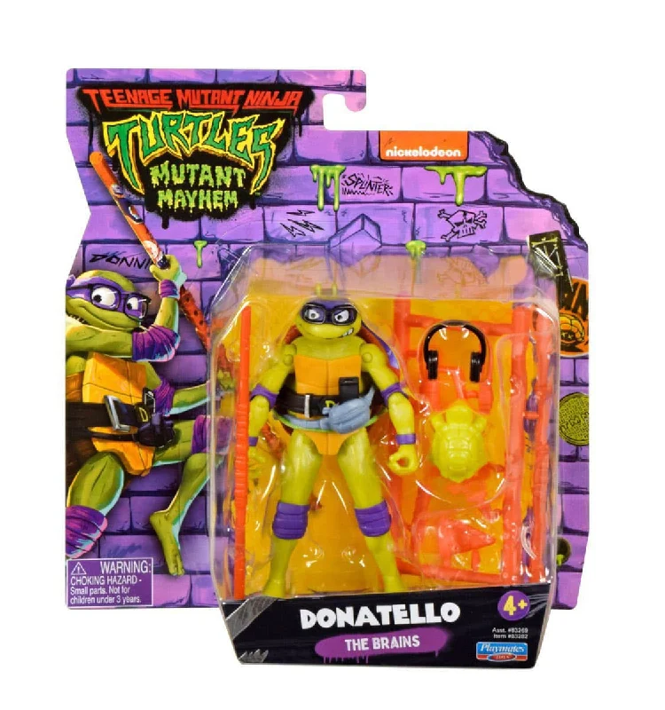 Stranger Things Eleven Action Figure with Psychic - Energy Effect and Demogorgon TargetTeenage Mutant Ninja Turtles Mutant Mayhem Donatello Action Figure