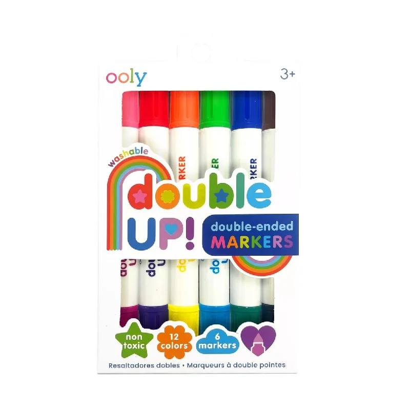 Solid Wood Painting Panels for Acrylic and Watercolor ArtistsDouble Up! Double Ended Markers Set of 6/12 Colors