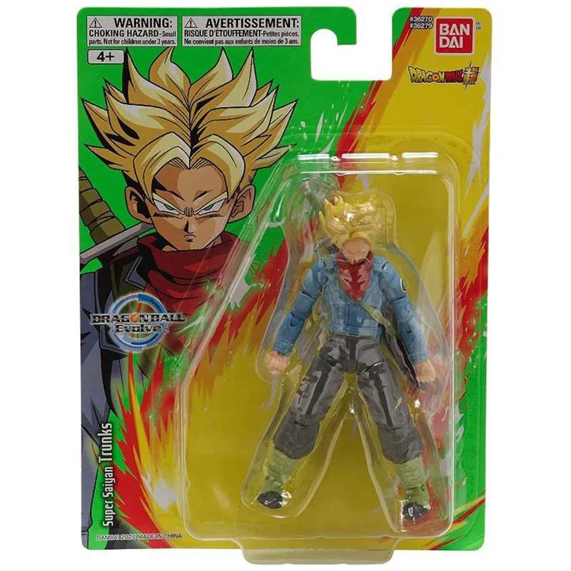 Harry Potter Harry Potter Action Figure with Hogwarts Robe and WandDragon Ball Super Evolve SSJ Trunks 5 Inch Action Figure