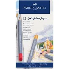 Natural Finish Wooden Scroll Bars for Displaying Traditional Chinese PaintingsFaber-Castell "Goldfaber Aqua" Watercolour Pencil Set