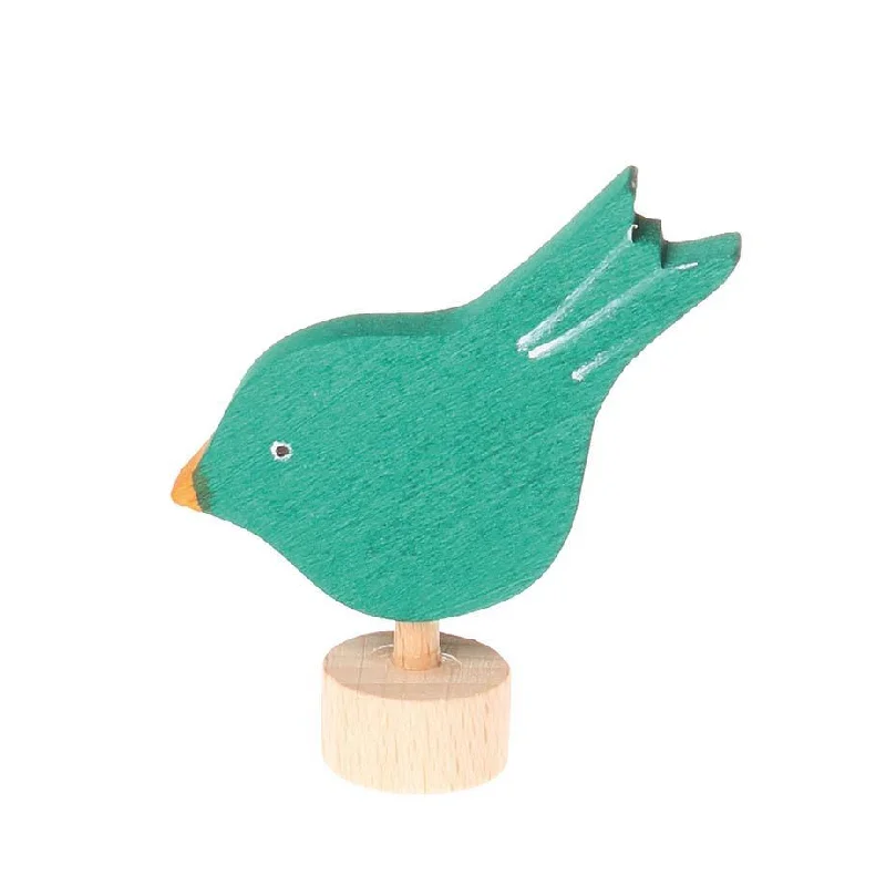 Handmade Wooden ABC Puzzle with Raised Letters for Tactile Learning ExperienceGrimm's birthday ring deco bird - pecking