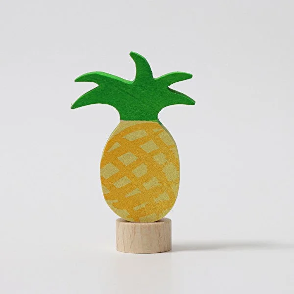 Handmade Wooden ABC Puzzle with Raised Letters for Tactile Learning ExperienceGrimm's birthday ring deco pineapple