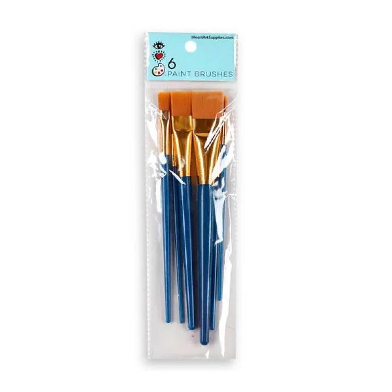 Sustainable Wooden Sculpture Carving Tools for Creating Artistic FiguresiHeartArt 6 Paintbrushes