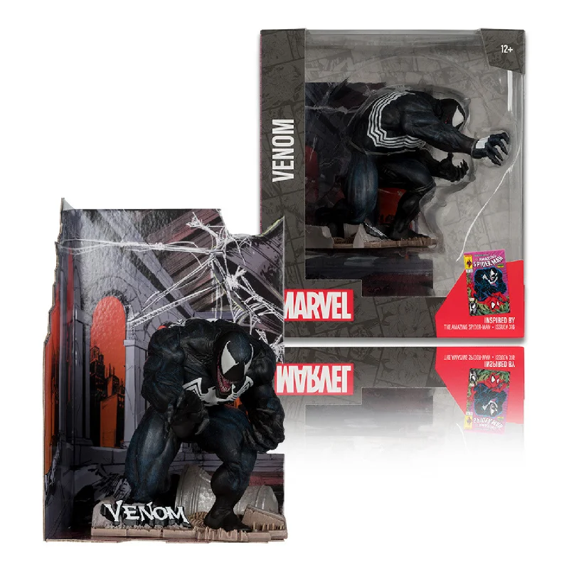 Jurassic World Tyrannosaurus Rex Action Figure with Moving Jaws and Realistic TextureMarvel Collection Venom (The Amazing Spider-Man #316) 1:10th Scale Collectible Figure w/Scene - McFarlane Toys