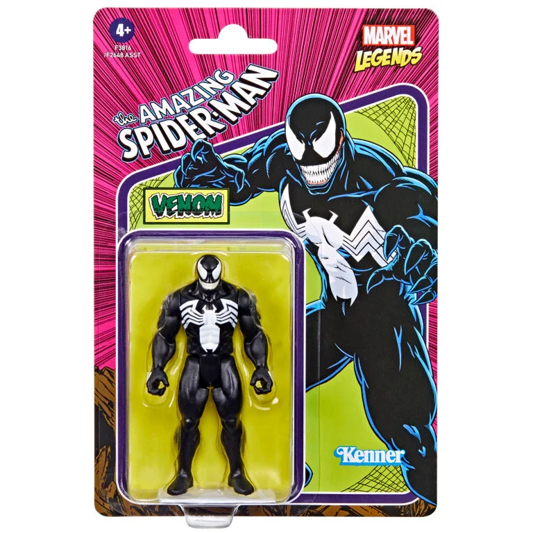 Barbie Fashionista Action Figure with Trendy Streetwear and AccessoriesMarvel Legends 3.75 Inch (9cm) Retro Figure Venom