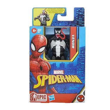 Minecraft Steve Action Figure with Crafting Table and PickaxeMarvel Spider-Man 4Inch(10cm) Epic Heroes Series Figure Venom