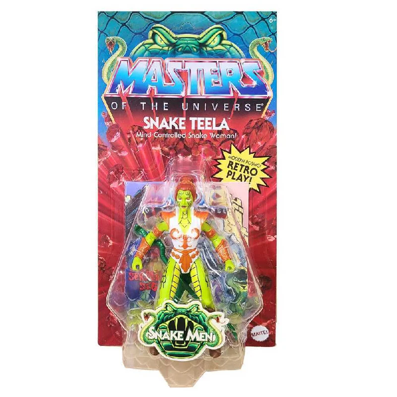 Minecraft Steve Action Figure with Crafting Table and PickaxeMasters Of The Universe Origins Action Figure - Snake Teela