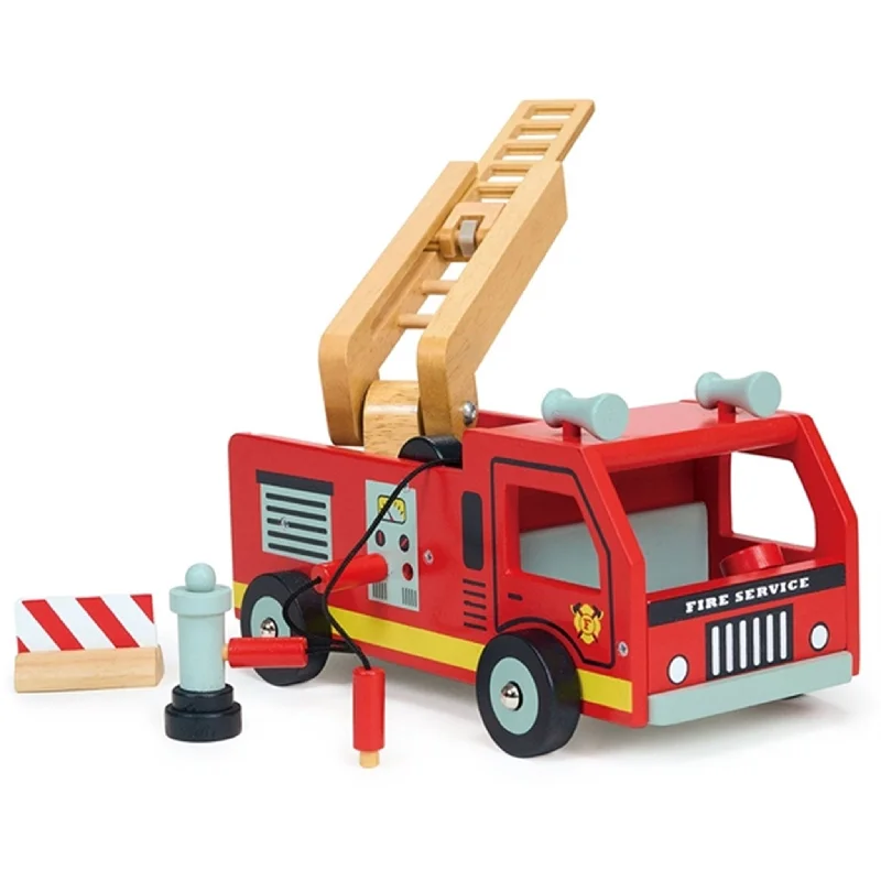 Battery - Operated Ride - On Tractor for Toddlers with Farmer - Themed AccessoriesMentari Rød Fire Truck