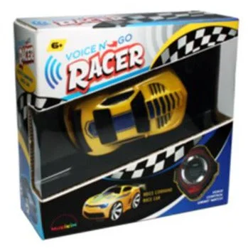 Slot Car Racing Set featuring Formula 1 Cars and a Multilane TrackMukikim Voice N Go RC Car - Yellow