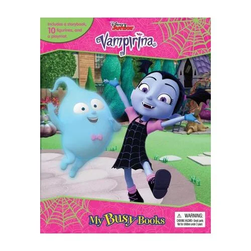 Jurassic World Tyrannosaurus Rex Action Figure with Moving Jaws and Realistic TexturePhidal Disney Vampirina My Busy Books - English