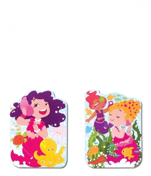 Solid Wood Pencil Boxes with Dividers for Organizing Art SuppliesPocket Doodle Pad-Magical Mermaid (2 Variant Styles)