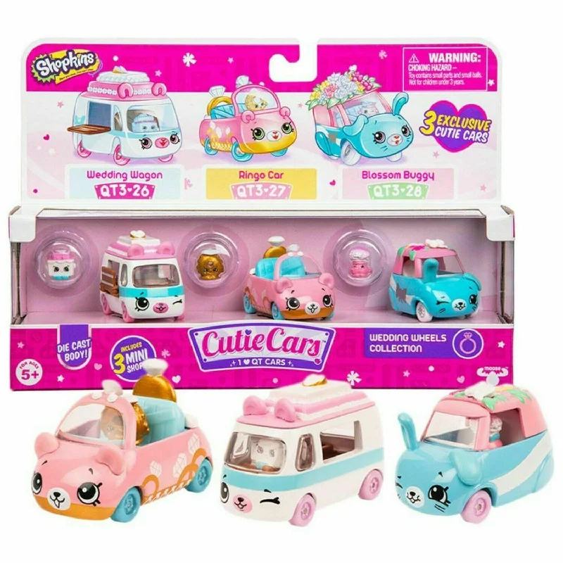 Radio - Controlled Drift Car with Adjustable Suspension and High - Grip TiresShopkins Cutie Cars 3-Cars Pack - Assortment