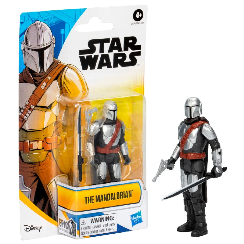 Hello Kitty Action Figure with Bow - Adorned Outfit and Miniature Sanrio ItemsStar Wars Epic Hero Series - The Mandalorian