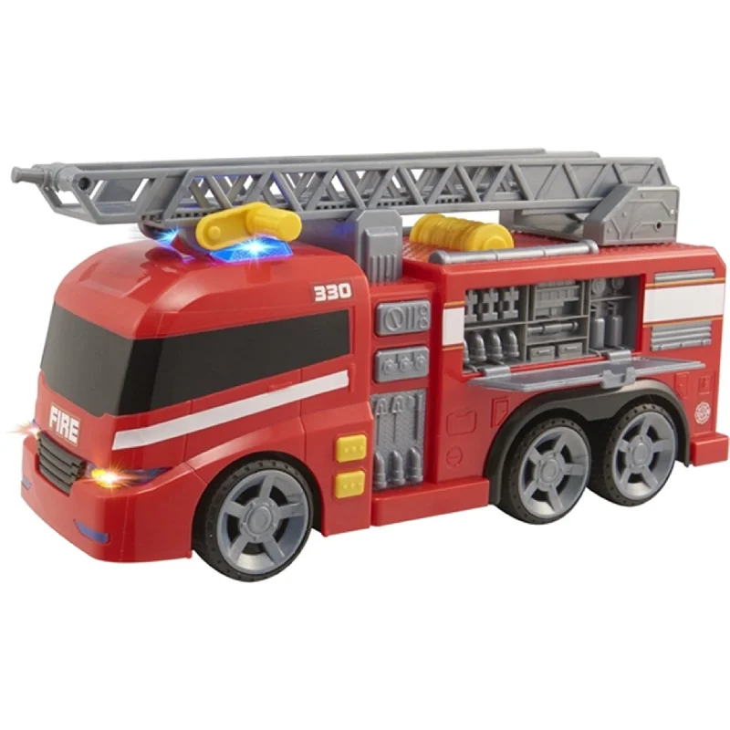 HO - Scale Model Railway Set with a Mountain - Themed Landscape and TunnelTeamsterz Large L&S Fire Engine