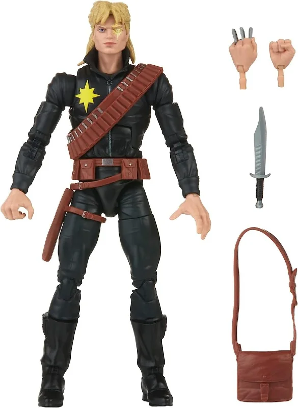 Minecraft Steve Action Figure with Crafting Table and PickaxeThe Uncanny X-Men Marvel Legends Action Figure Longshot 15 cm