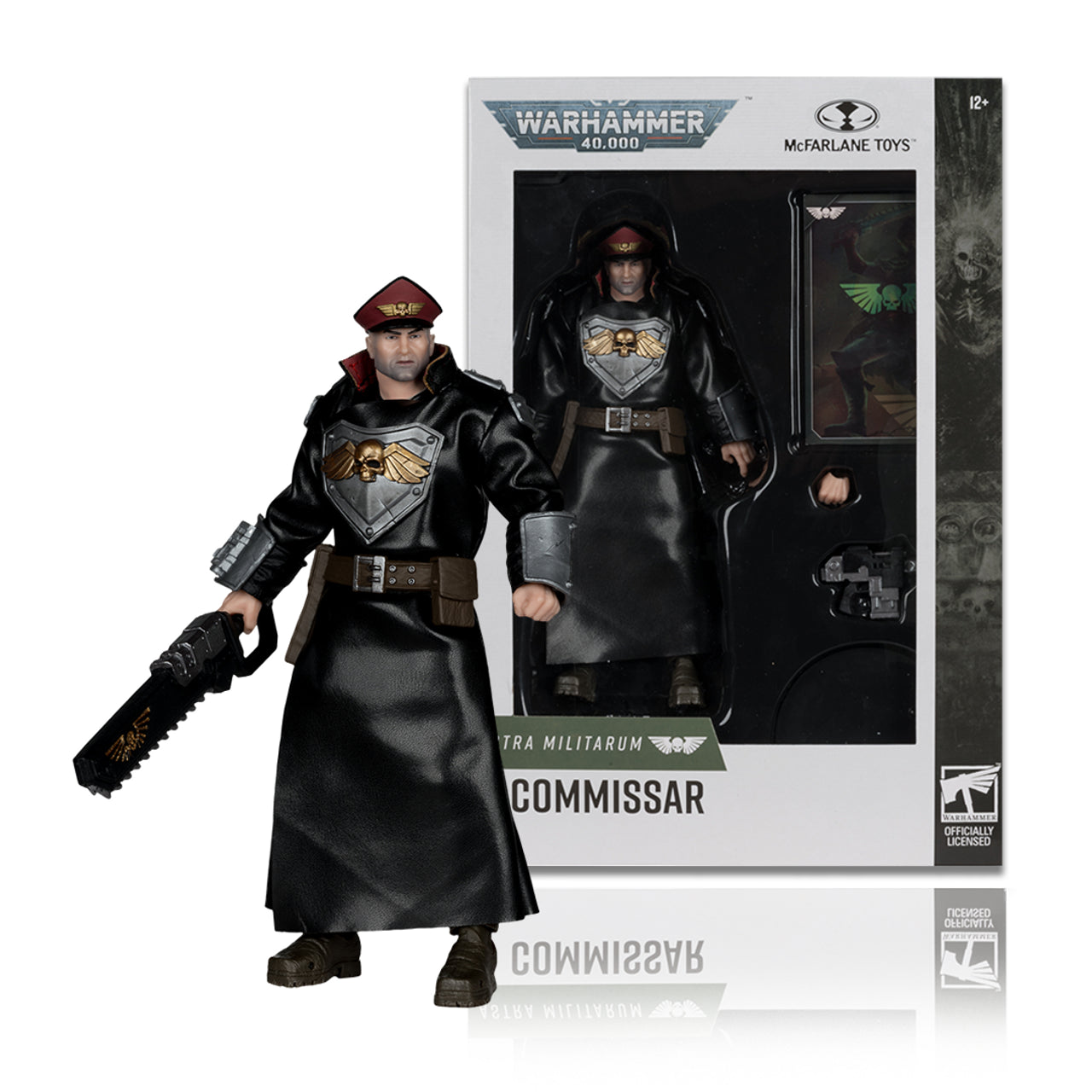 Barbie Fashionista Action Figure with Trendy Streetwear and AccessoriesWarhammer 40,000 Commissar: Astra Militarum 7" Inch Scale Action Figure - McFarlane Toys