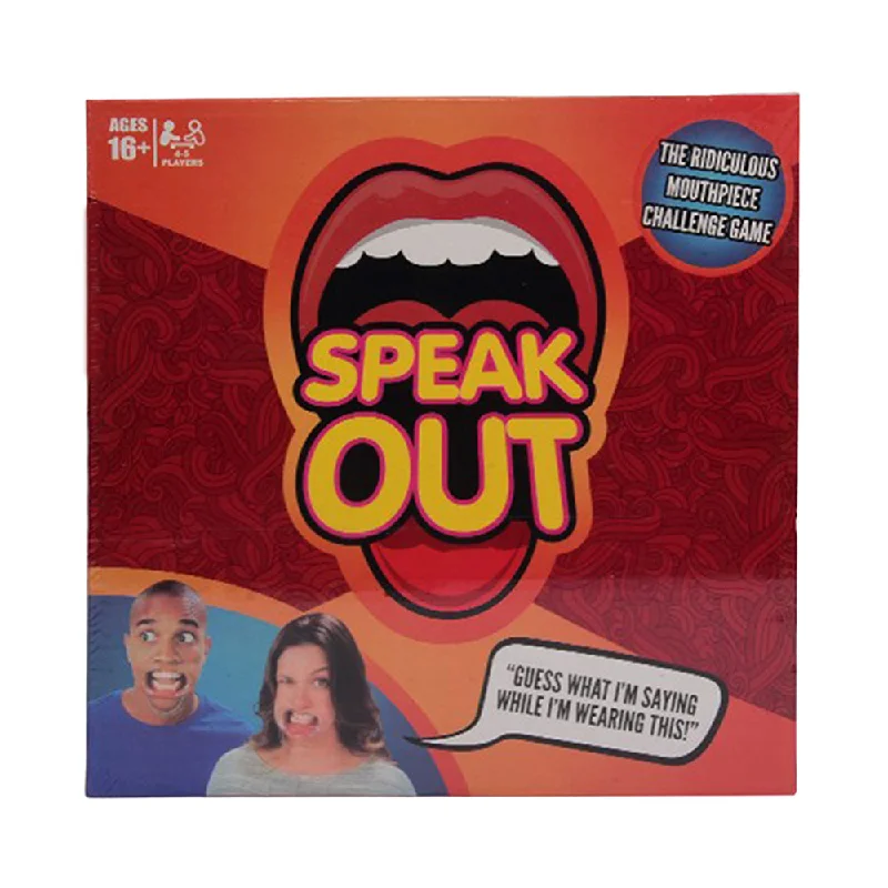 Large - Scale Solid Wood Educational Toys for Group Learning and Collaboration0151Y SPEAK OUT BOARD GAME