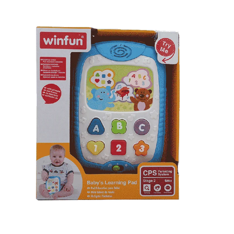 High - Quality Solid Wood Educational Toys for Developing Fine Motor Skills in Kids0732 WINFUN LEARNING PAD PC