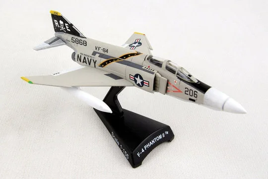 Solid Wood Historical Monument Models Toys for Educational Learning1/155 F-4 Phantom II Jolly Rogers