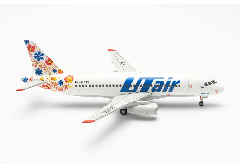 Precision - Crafted Solid Wood Bridge Models Toys for Engineering - Minded Kids1/200 UTair Express Sukhoi Superjet 100