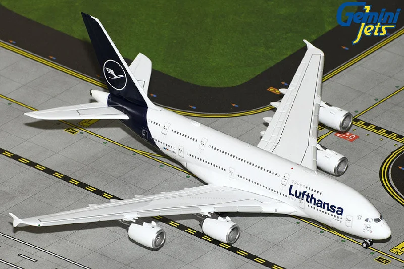 Eco - Friendly Solid Wood Robot Models Toys for STEM - Inspired Kids1/400 Lufthansa A380 D-AIMK