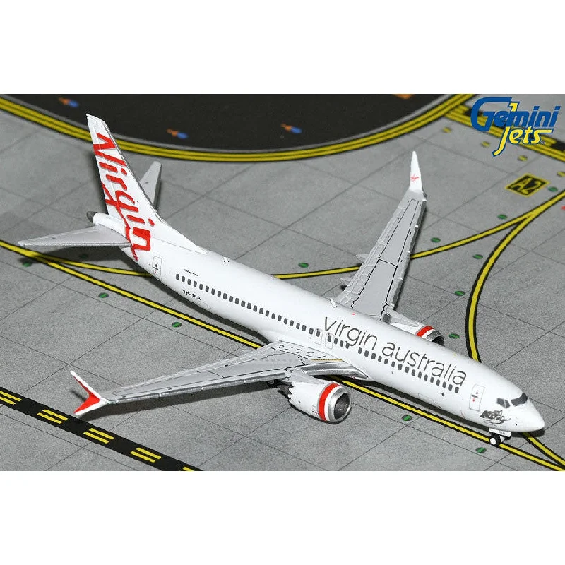 Hand - Painted Solid Wood Animal Models Toys for Nature - Loving Children1/400 Virgin Australia Airlines B737 MAX 8 VH-8IA