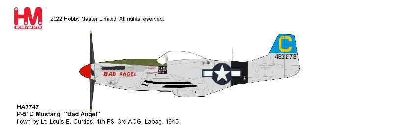 Eco - Conscious Solid Wood Circus Tent Models Toys for Entertaining Play1/48 P-51D Mustang "Bad Angel" Flown By Lt. Louis E. Curdes 4th FS 3rd ACG Laoag 1945