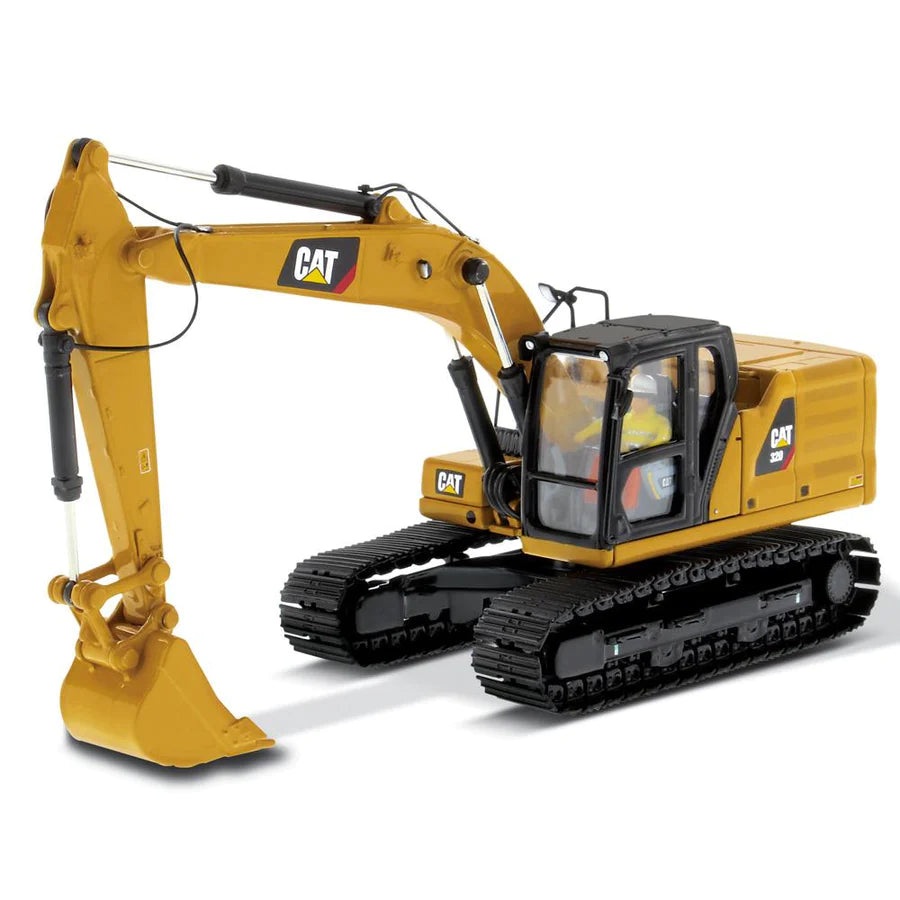 Eco - Friendly Solid Wood Robot Models Toys for STEM - Inspired Kids1/50 Caterpillar 320 Hydraulic Excavator Next Generation Design High Line