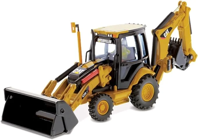 Solid Wood Dollhouse Models Toys with Detailed Interiors for Young Girls1/50 Caterpillar 420E IT Backhoe Loader Core Classic Edition