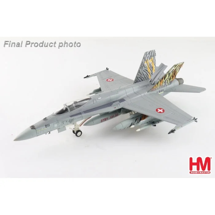 Solid Wood Puzzle Models Toys with a 3D Cityscape Design1/72 F/A-18C "Swiss AF 2003 Tiger Meet" J-5011 Staffel 11 Swiss Air Force