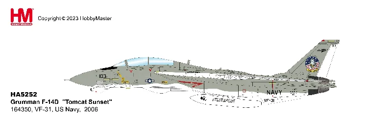 Solid Wood Dinosaur Models Toys with Moveable Parts for Young Paleontologists1/72 Grumman F-14D "Tomcat Sunset" 164350 VF-31 US Navy 2006
