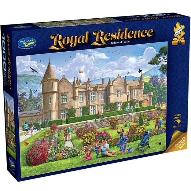 Natural Wood Educational Toys with a Magnetic Puzzle Design for Brain Training1000 Piece Puzzle Royal Residence Balmoral Castle