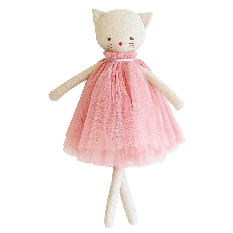 18 - Inch Fashion Dolls with Real - Hair Wigs and a Complete Makeup Kit as AccessoriesAlimrose aurelie linen cat doll