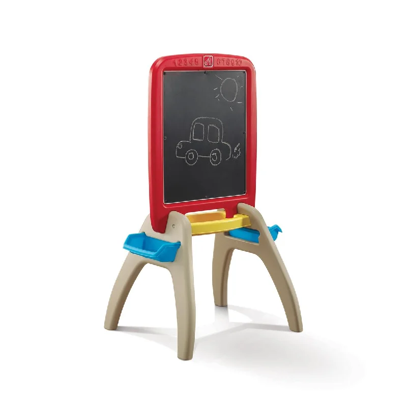 Solid Wood Educational Toys with a Coding and Logic - Building GameAll Around Easel For Two Red