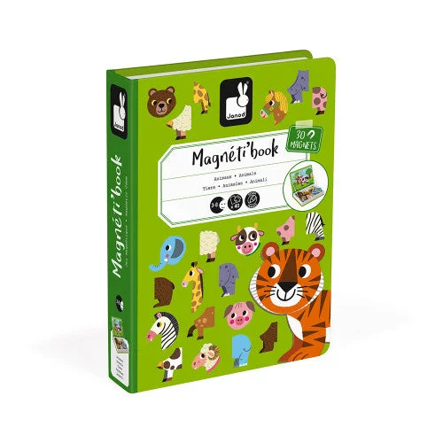 Magnetic Maze Toys for 4 - 7 - Year - Olds with Hidden TreasuresAnimals Magneti'Book | Janod