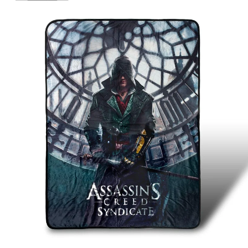 Video Games Toy Cosplay Props from the Massively Popular Fortnite Battle RoyaleAssassin's Creed Syndicate Lightweight Fleece Throw Blanket | 45 x 60 Inches