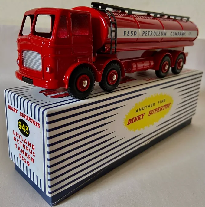 Battery - Operated Toddler Ride - On Electric Car in Pink with Music and LightsAtlas Dinky Toys Reproduction 943 Leyland Octopus Tanker - "ESSO" Diecast Model