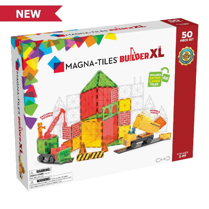 Magnetic Board Games for Family Game Nights with Strategy - Based PlayBuilder XL 50-Piece Set | Magna-Tiles - LOCAL PICK UP ONLY