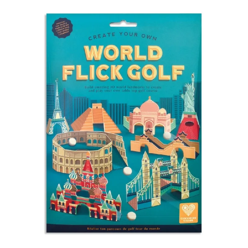 Hand - Carved Wooden Educational Toys with Alphabet - Learning BlocksClockwork Soldier - Create Your Own World Flick Golf