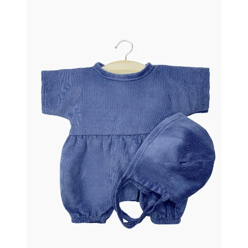 Dolls with a Temperature - Sensing Feature and Seasonal AccessoriesMinikane babies Noa romper in dark blue