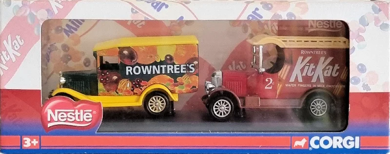 Battery - Operated Ride - On Tractor for Toddlers with Farmer - Themed AccessoriesCorgi NE2002 Rowntrees and KitKat Van Set