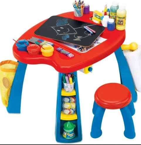 Solid Wood Educational Toys with a Coding and Logic - Building GameCREATIVITY PLAY STATION (1 stool)